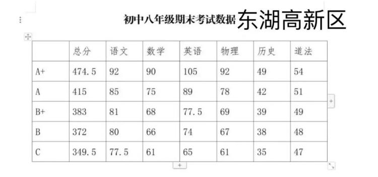 硚口、经开、江汉、汉阳、东湖高新等区2024期末考试成绩划线出炉！