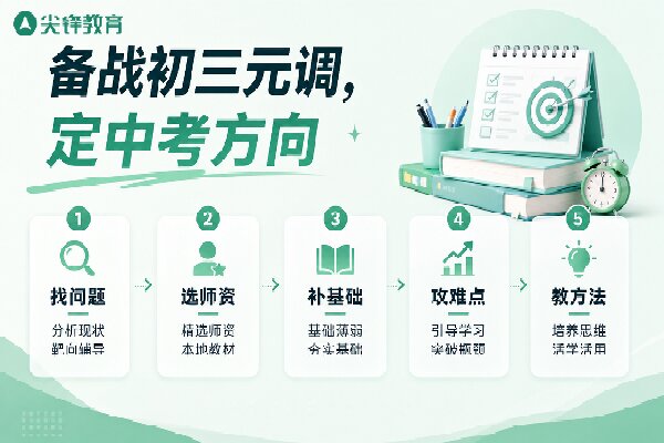 2027初三元调倒计时,武汉尖锋教育这样帮孩子抢分